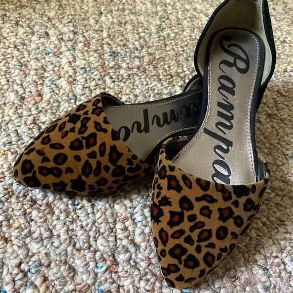 Rampage Shoes - Rampage/Suede Leopard Print Slip Ons
